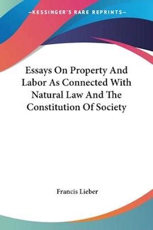 property connected natural constitution society Doc